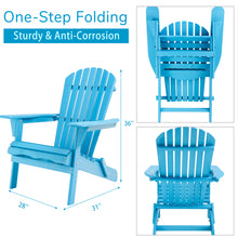 Load image into Gallery viewer, Folding Adirondack Chair