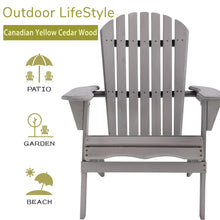Load image into Gallery viewer, Folding Adirondack Chair