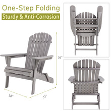 Load image into Gallery viewer, Folding Adirondack Chair
